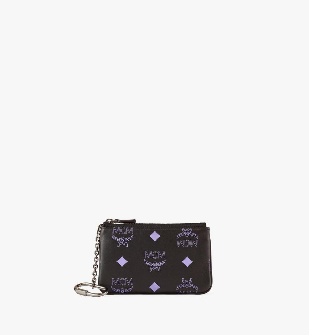 Key Pouch in Color Splash Logo Leather 1